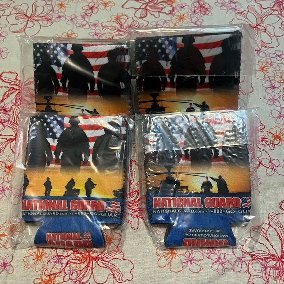 NWT - National Guard Can Koozies - 4pk - Picture 1 of 2